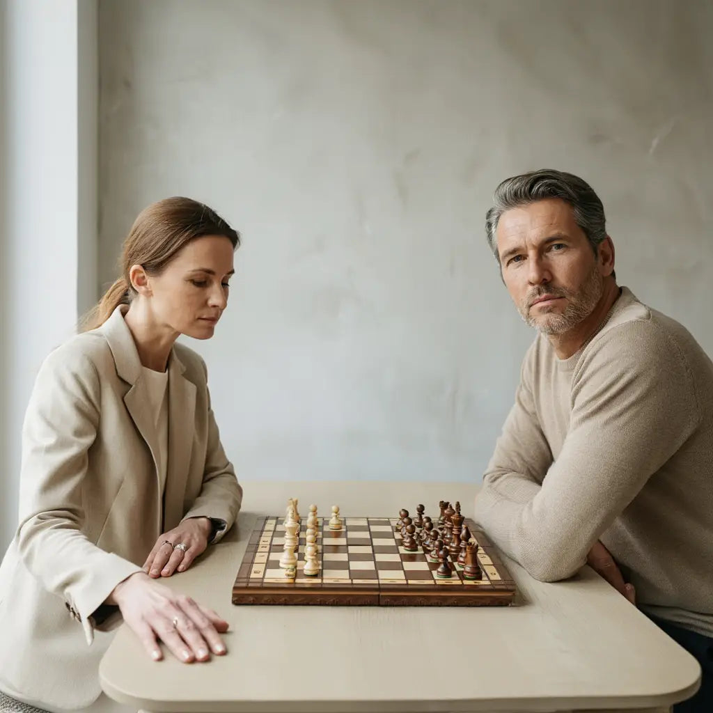 Échiquier en Bois de Charme | Ensemble d'Échecs Sculpté avec Compartiment de Rangement 2