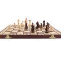 Échiquier en Bois de Charme | Jeu d'Échecs Élégant avec Finition Mate | Parfait pour Passionnés 1
