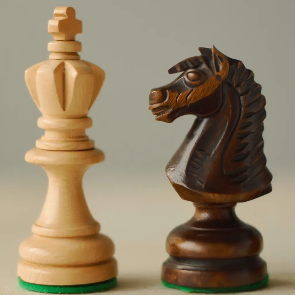 Échiquier en Bois | Échiquier Pliable en Sycomore et Charme | Élégance et Praticité pour Joueurs 4