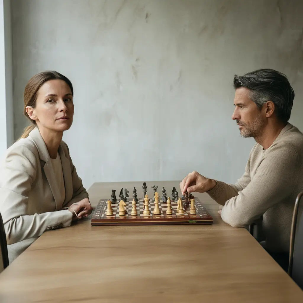 Échiquier de Luxe en Bois Pliant avec Pièces Sculptées | Design Élégant pour Passionnés d'Échecs 5