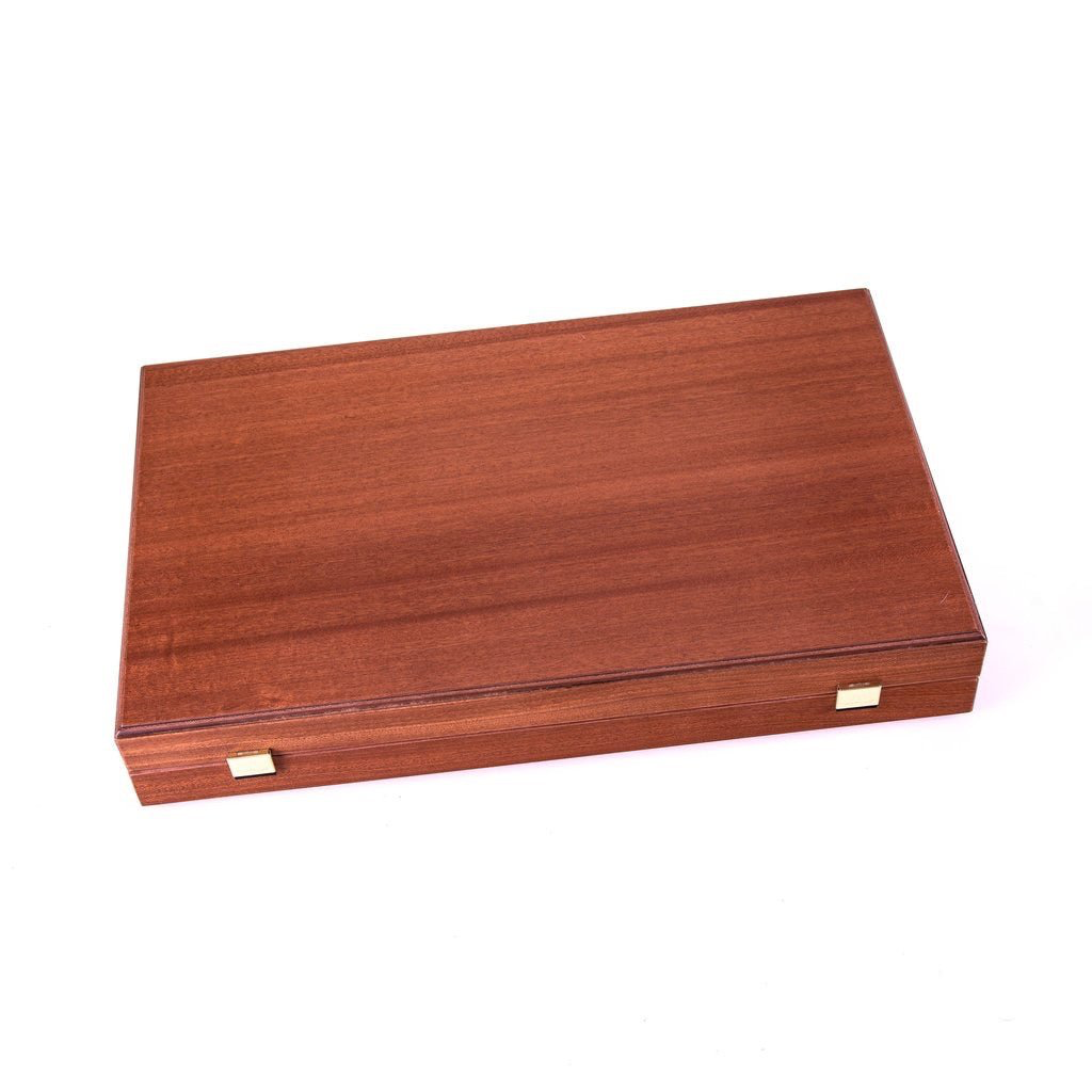 Plateau de Backgammon en Acajou avec Marqueterie Élégante | Pratique et Chic pour Soirées Conviviales 5