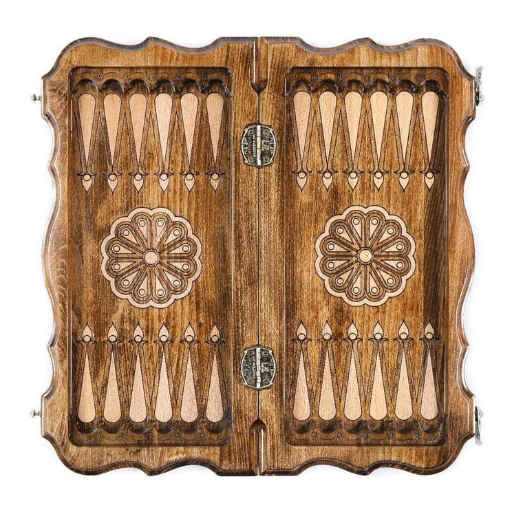 Échiquier en Bois avec Design Artistique pour Parties de Jeu Élégantes