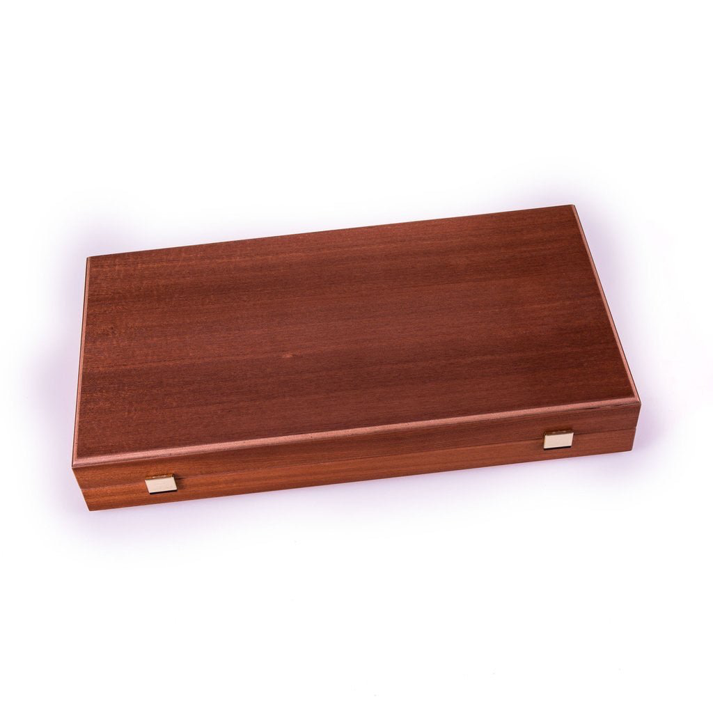 Jeu de Société Backgammon en Acajou avec Marqueterie Élégante | Artisanat pour Moments de Loisirs 5