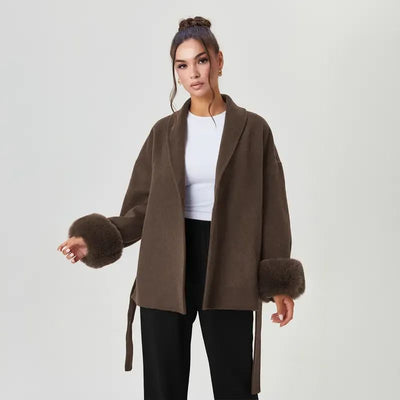 Vienna™ Fur-Cuff Coat