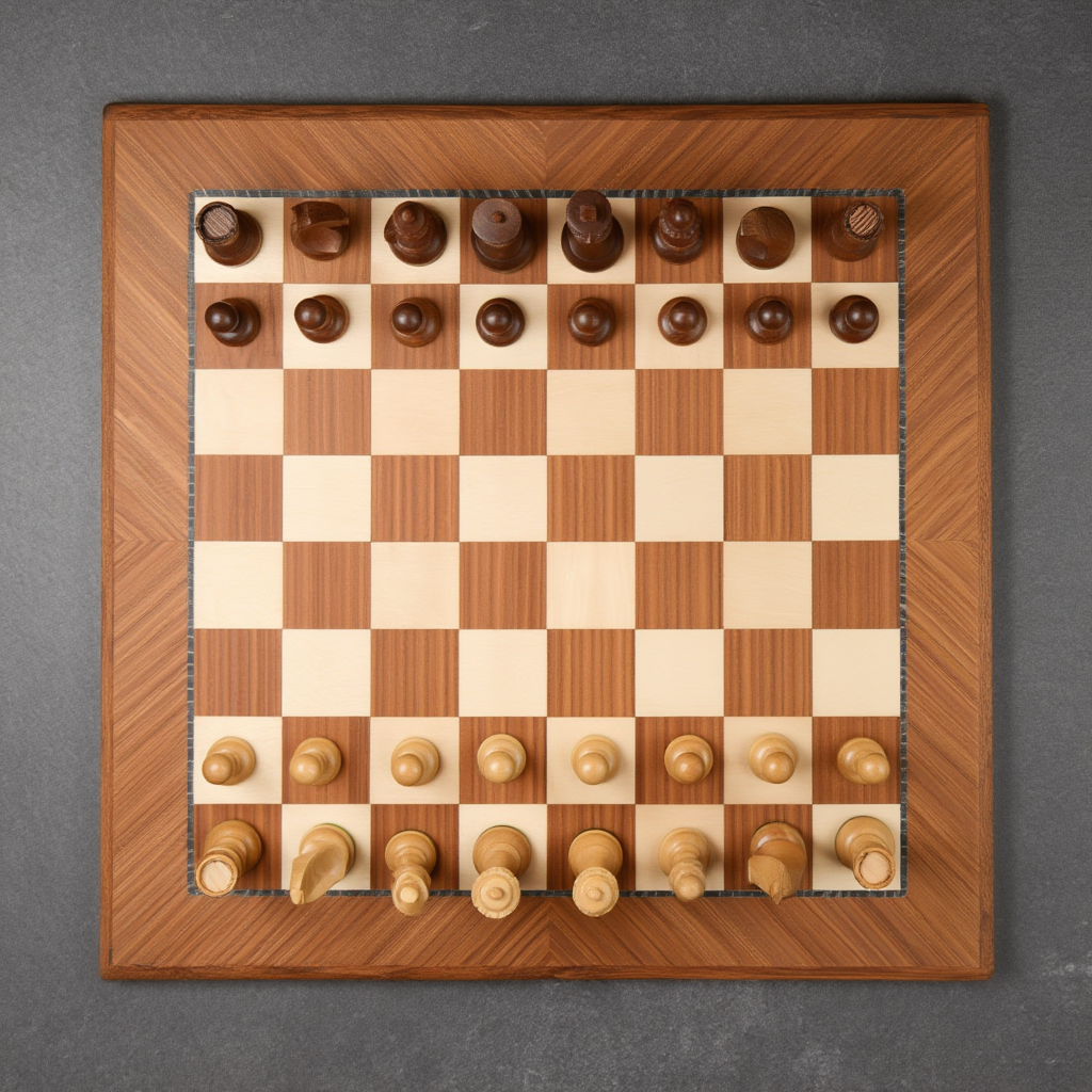 Jeu d'Échecs en Bois de Sheesham | Échiquier en Bois avec Pièces Pondérées | Idéal pour Passionnés