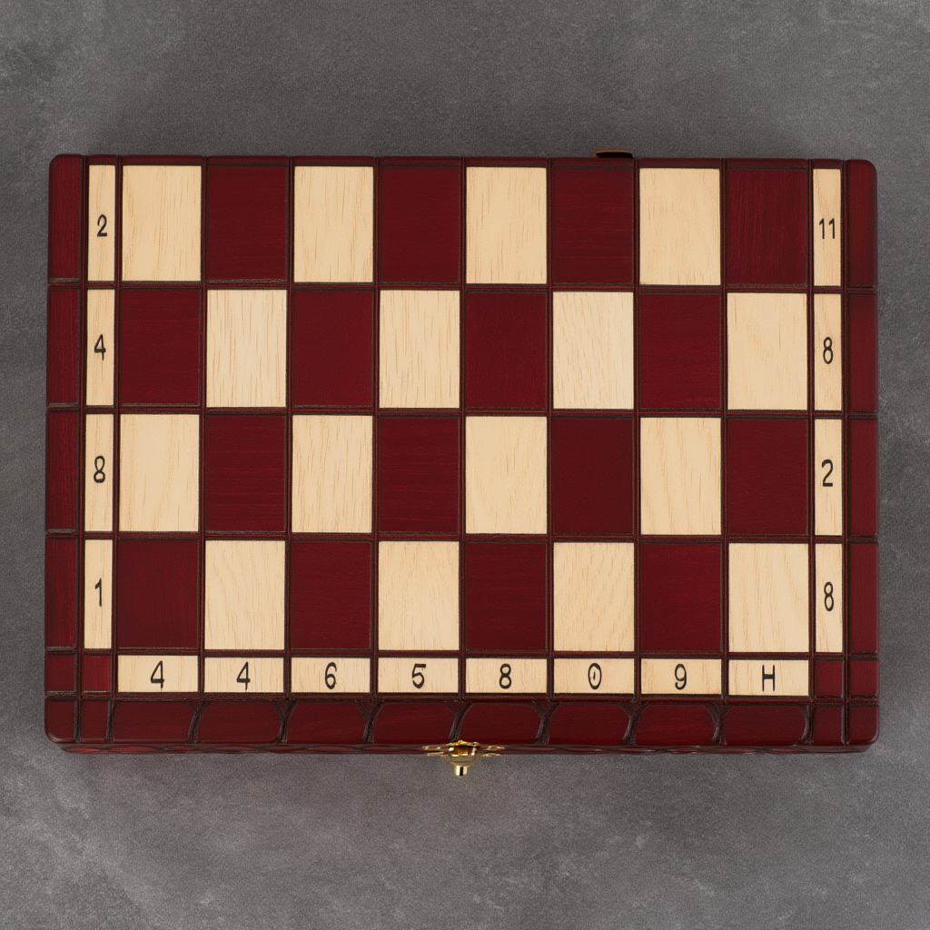 Jeu d'Échecs en Bois d'Acacia et Buis avec Finition Mate | Élégance et Durabilité pour Passionnés