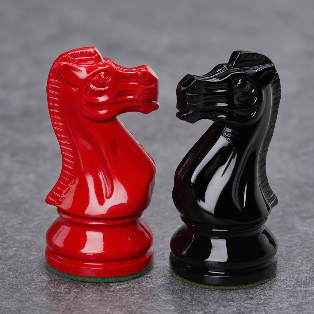 Jeu d'Échec en Bois Africain avec Pièces Sculptées | Élégant Espace de Jeu et Décoration