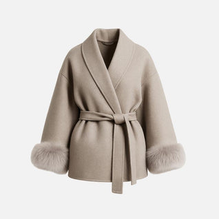 Vienna™ Fur-Cuff Coat