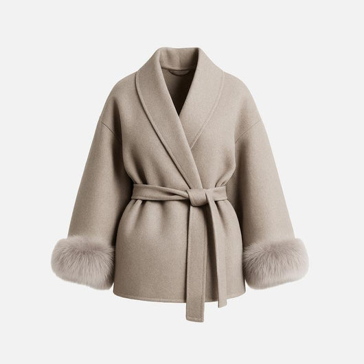 Vienna™ Fur-Cuff Coat